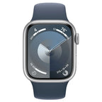 Apple-Watch-Series-9-41mm-Zilver-Aluminium-Blauw-Sportband-2