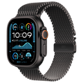 Apple Watch Ultra 2 Zwart 49mm - Milanees band Zwart