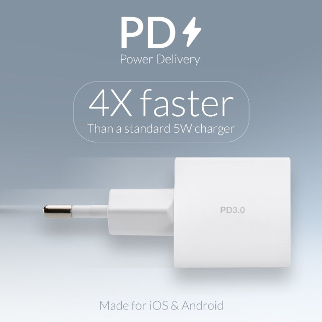 Caricabatterie USB-C 20W ricondizionato con PD & MFi Lightning Cable 1.2m - foto 10