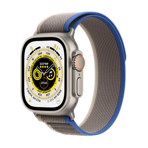 Apple Watch Ultra 49 mm ricondizionato cinturino Trail blu