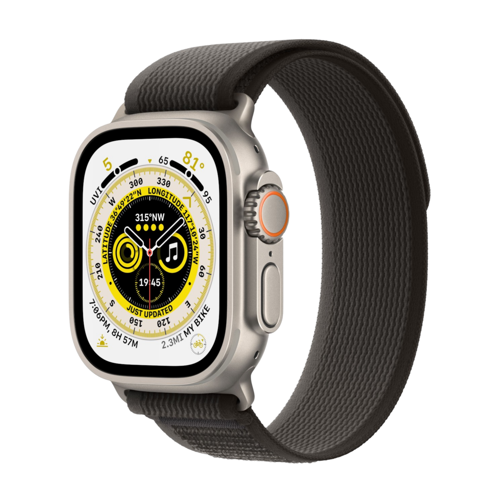 Apple Watch Ultra 49 mm ricondizionato cinturino Trail nero