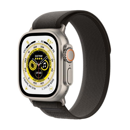 Apple Watch Ultra 49 mm ricondizionato cinturino Trail nero