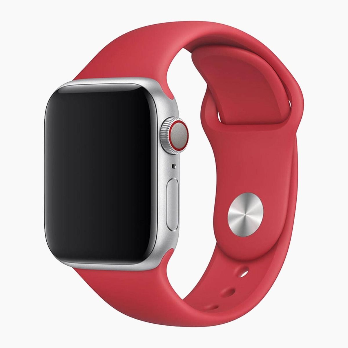 Cinturino Apple Watch ricondizionato 40mm / 41mm Sport rosso - lato