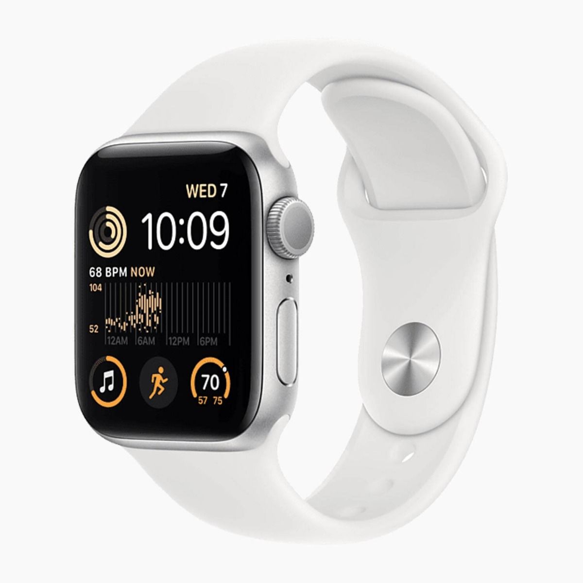 Cinturino Apple Watch ricondizionato 40mm / 41mm Sport bianco - lato