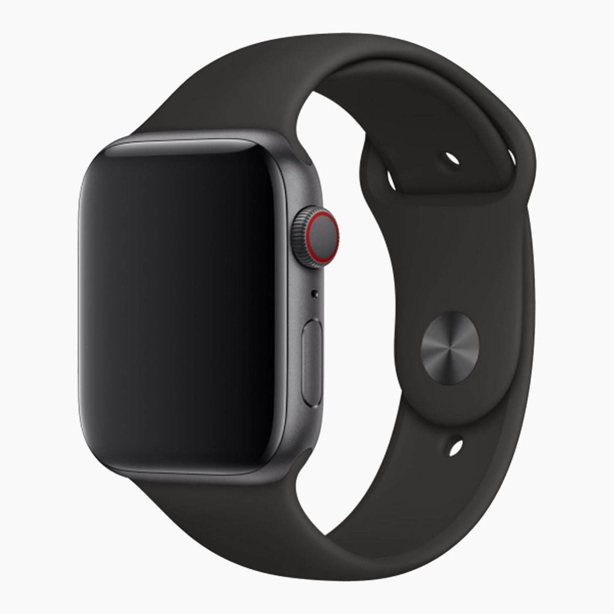 Cinturino Apple Watch ricondizionato 44 mm / 45mm Sport nero - lato