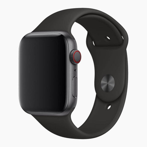 Cinturino Apple Watch ricondizionato 44 mm / 45mm Sport nero - lato