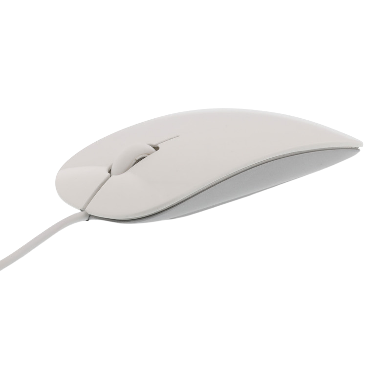 LMP Easy Mouse a cavo elegante 2in1 USB-C & USB-A - Bianco