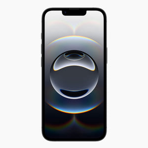 iPhone 16e ricondizionato 128GB nero - parte anteriore