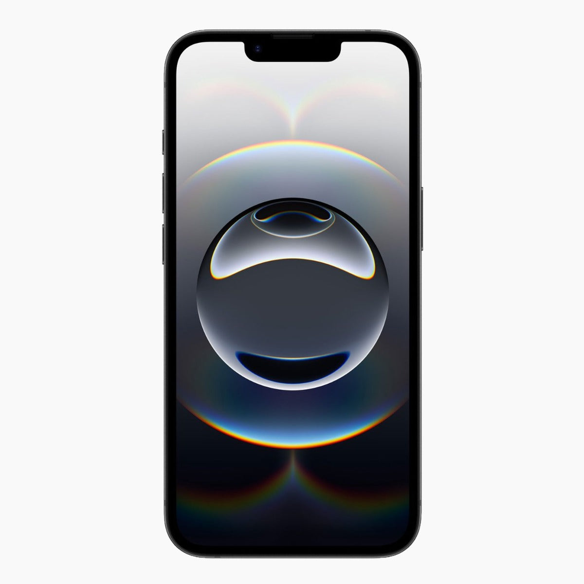 iPhone 16e ricondizionato 128GB nero - parte anteriore