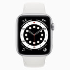 Apple Watch Series 6 44mm argento ricondizionato - fronte