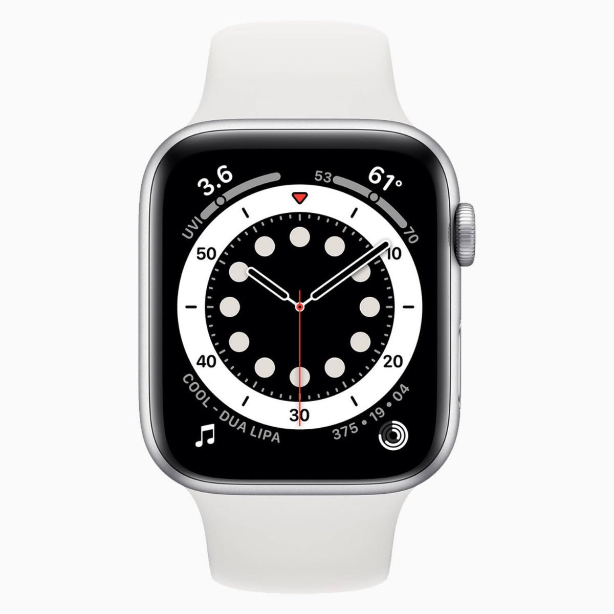 Apple Watch Series 6 44mm argento ricondizionato - fronte