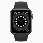Apple Watch Series 6 44mm nero ricondizionato - fronte