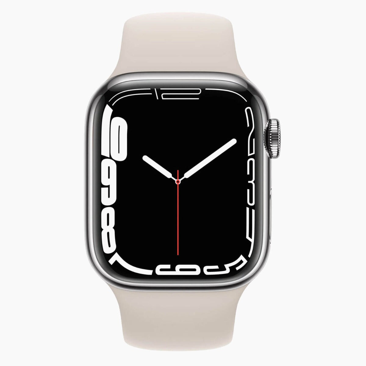 Apple Watch Series 7 45 mm bianco ricondizionato - fronte