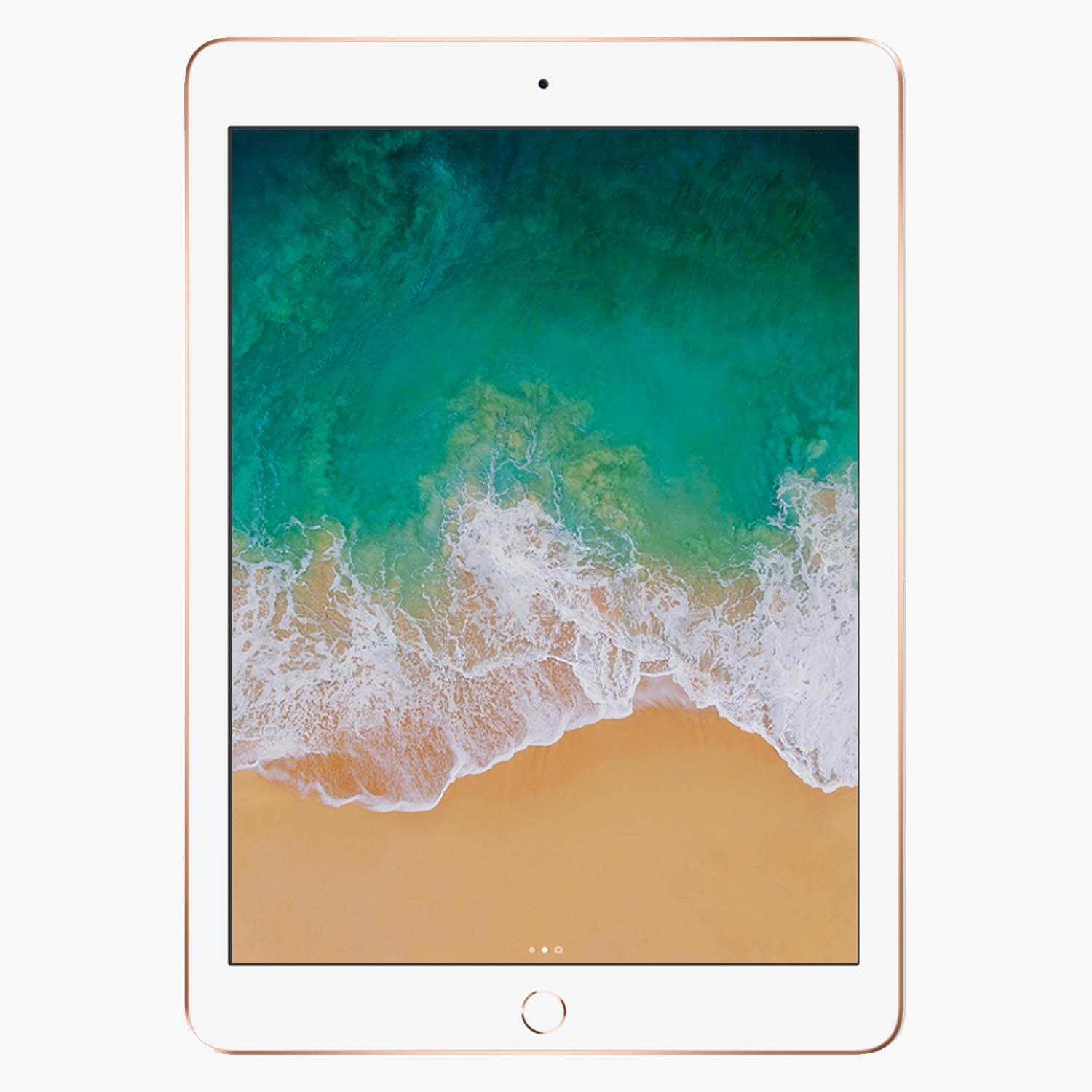 iPad 2018 ricondizionato 32 GB oro - vista frontale