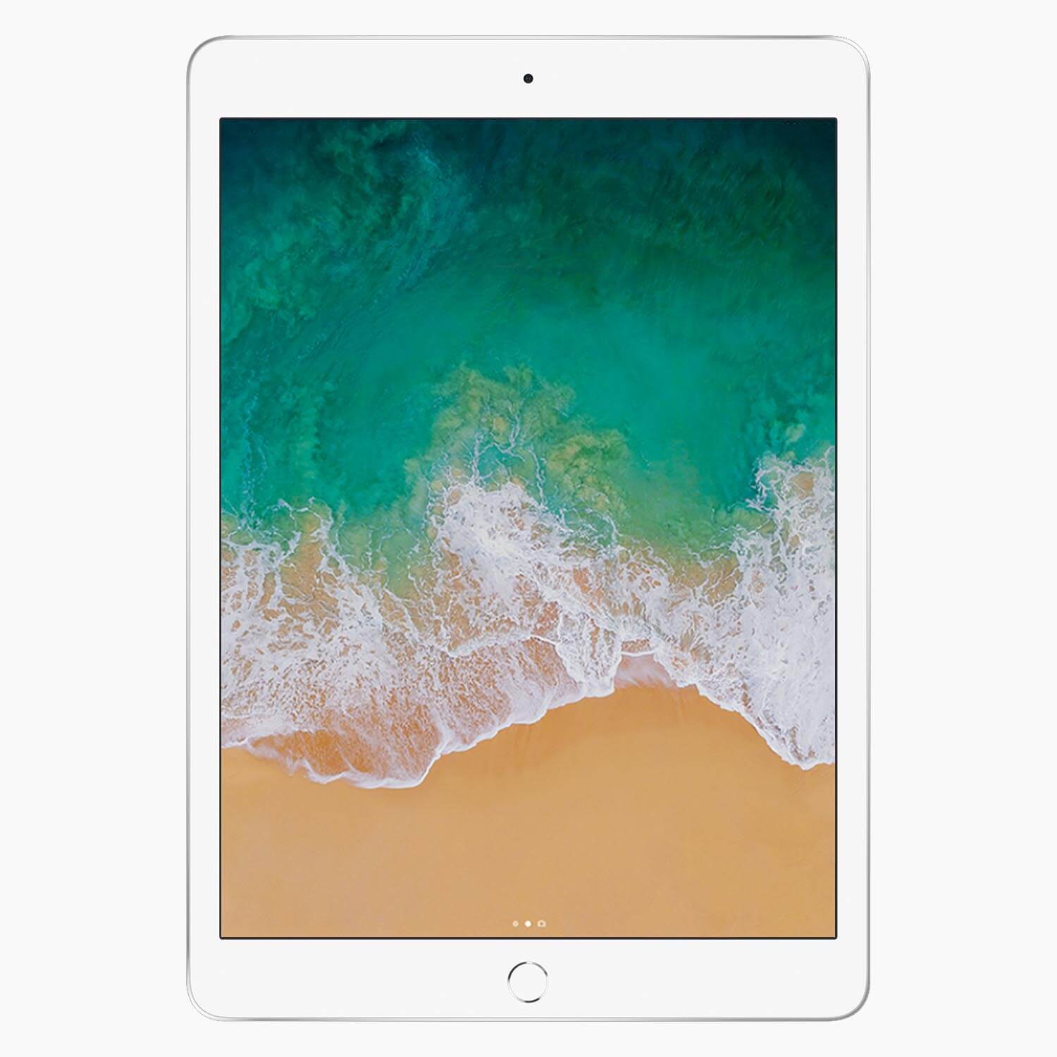 iPad 2018 ricondizionato 32 GB argento - vista frontale