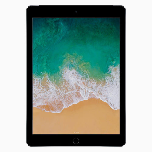 iPad 2018 ricondizionato 32 GB 4G grigio siderale - vista frontale