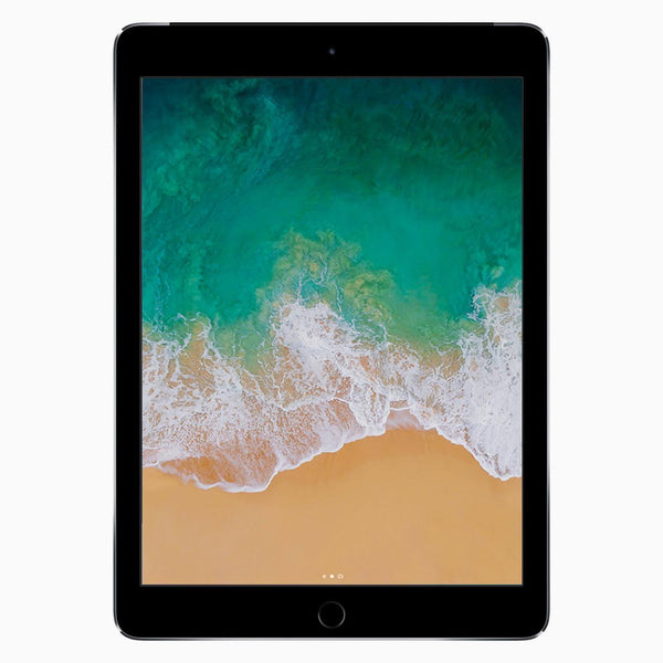 iPad 2018 ricondizionato 32 GB 4G grigio siderale - vista frontale