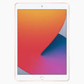 iPad 2020 ricondizionato 128 GB oro - vista frontale