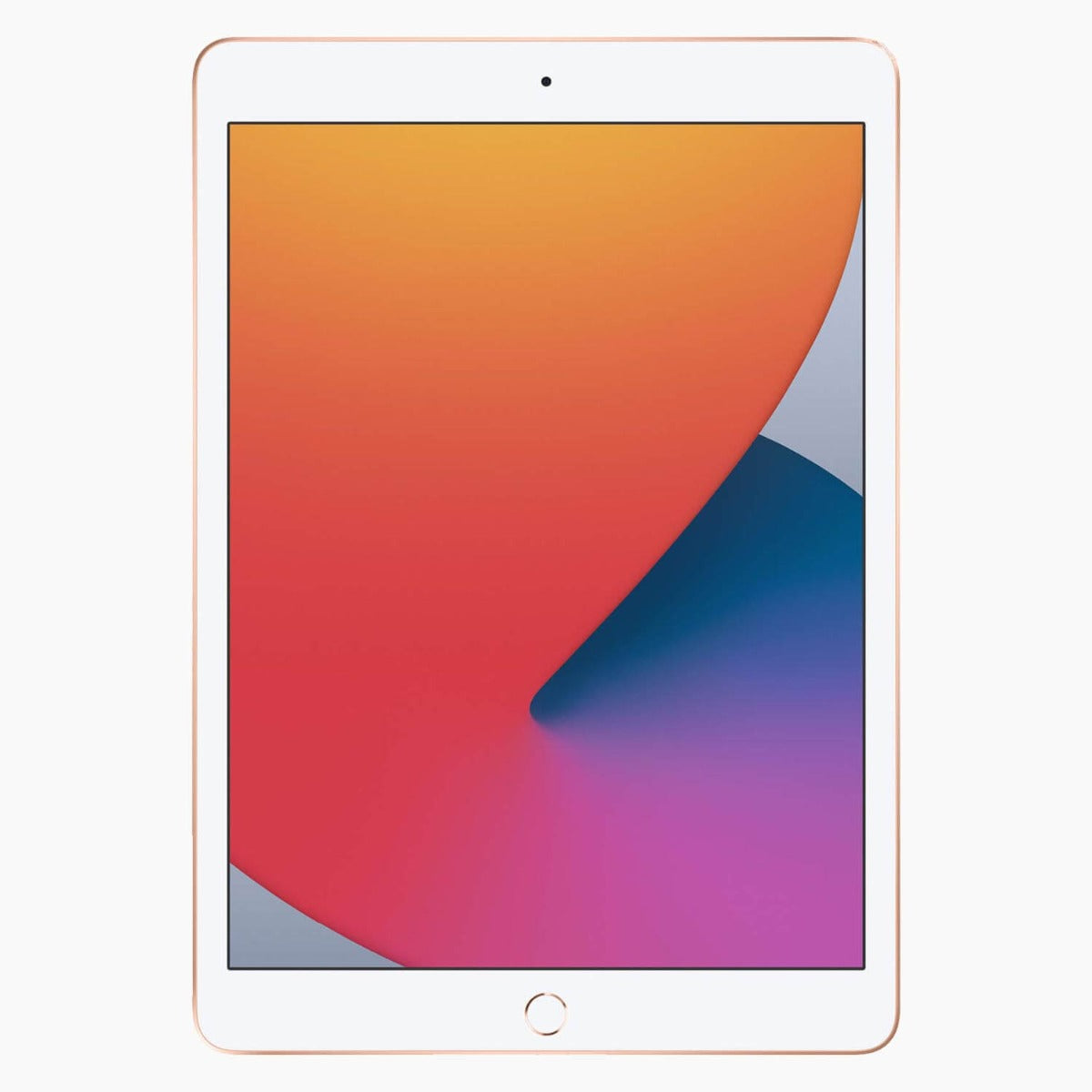 iPad 2020 ricondizionato 128 GB oro - vista frontale