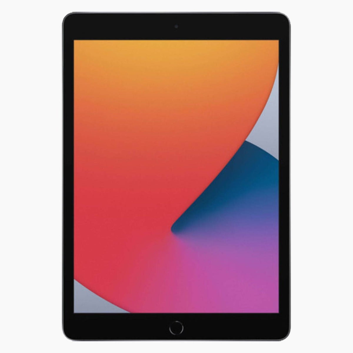 iPad 2020 ricondizionato 128 GB grigio siderale - vista frontale