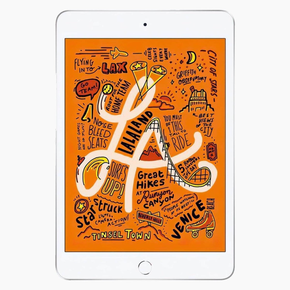 iPad Mini 5 ricondizionato 256 GB argento - parte anteriore