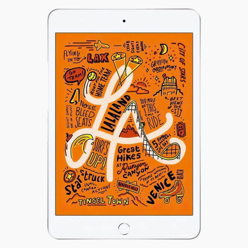 iPad Mini 5 ricondizionato 256 GB argento - parte anteriore