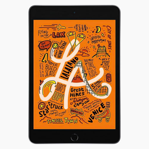 iPad Mini 5 ricondizionato 64 GB grigio siderale - parte anteriore