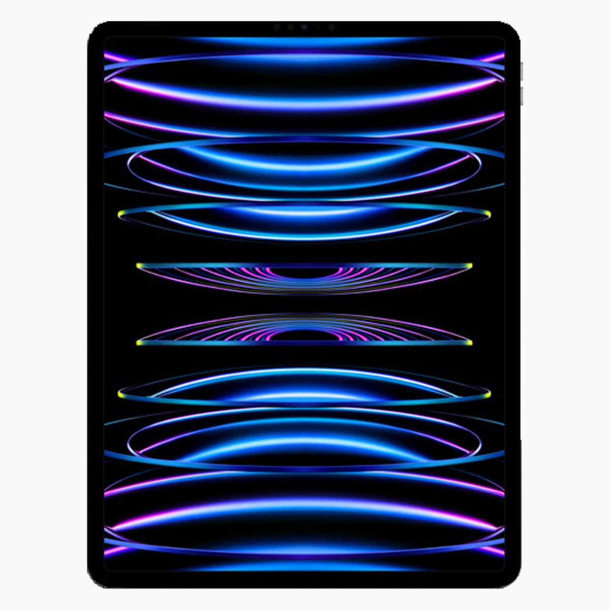 iPad Pro 12.9 128 GB 5G (2022) ricondizionato grigio siderale - parte anteriore