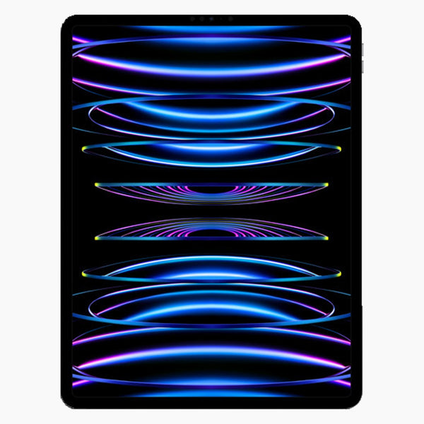 iPad Pro 12.9 128 GB 5G (2022) ricondizionato grigio siderale - parte anteriore