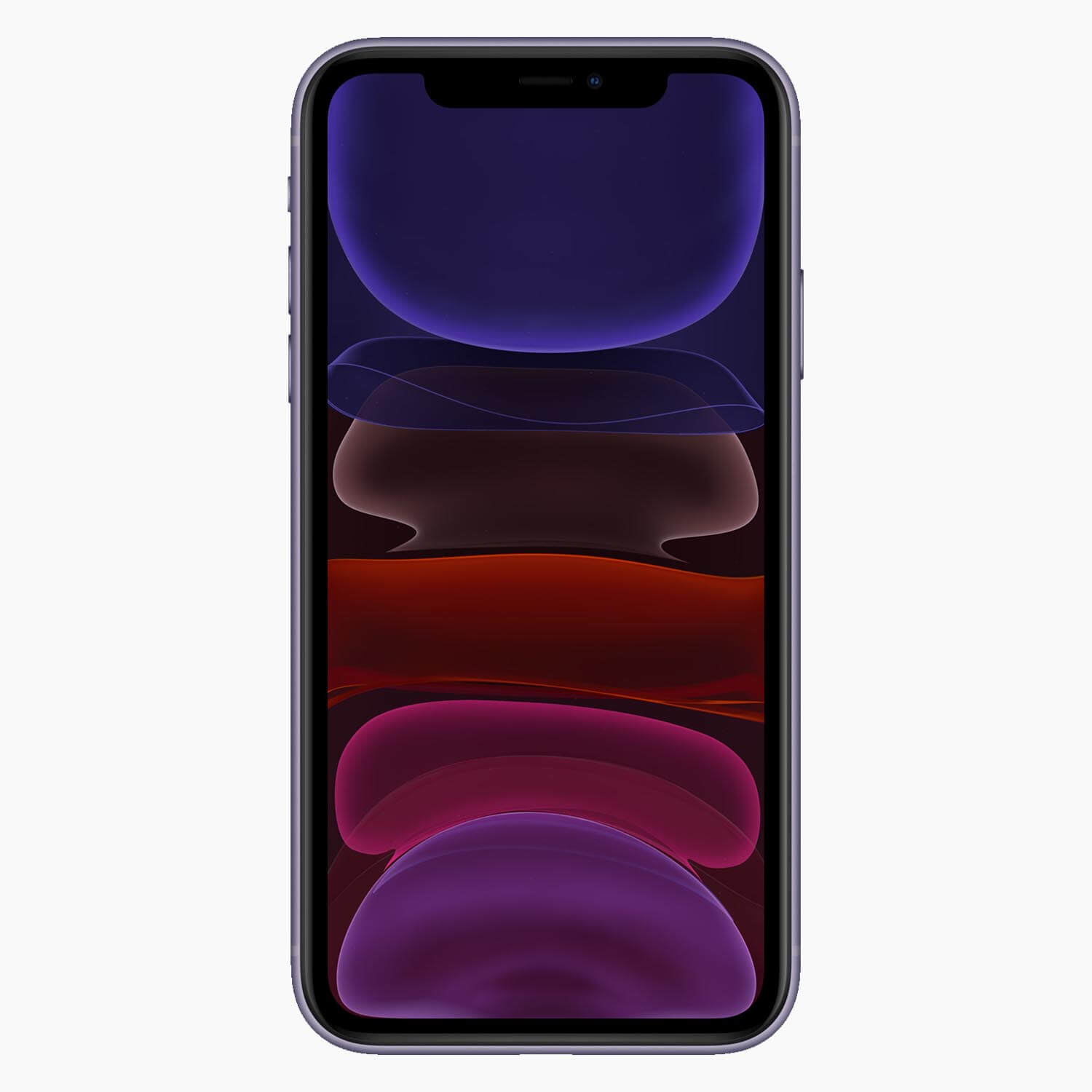 iPhone 11 ricondizionato 128 GB viola - parte anteriore