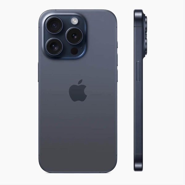iPhone 15 Pro ricondizionato 256 GB Titanium blu - lato