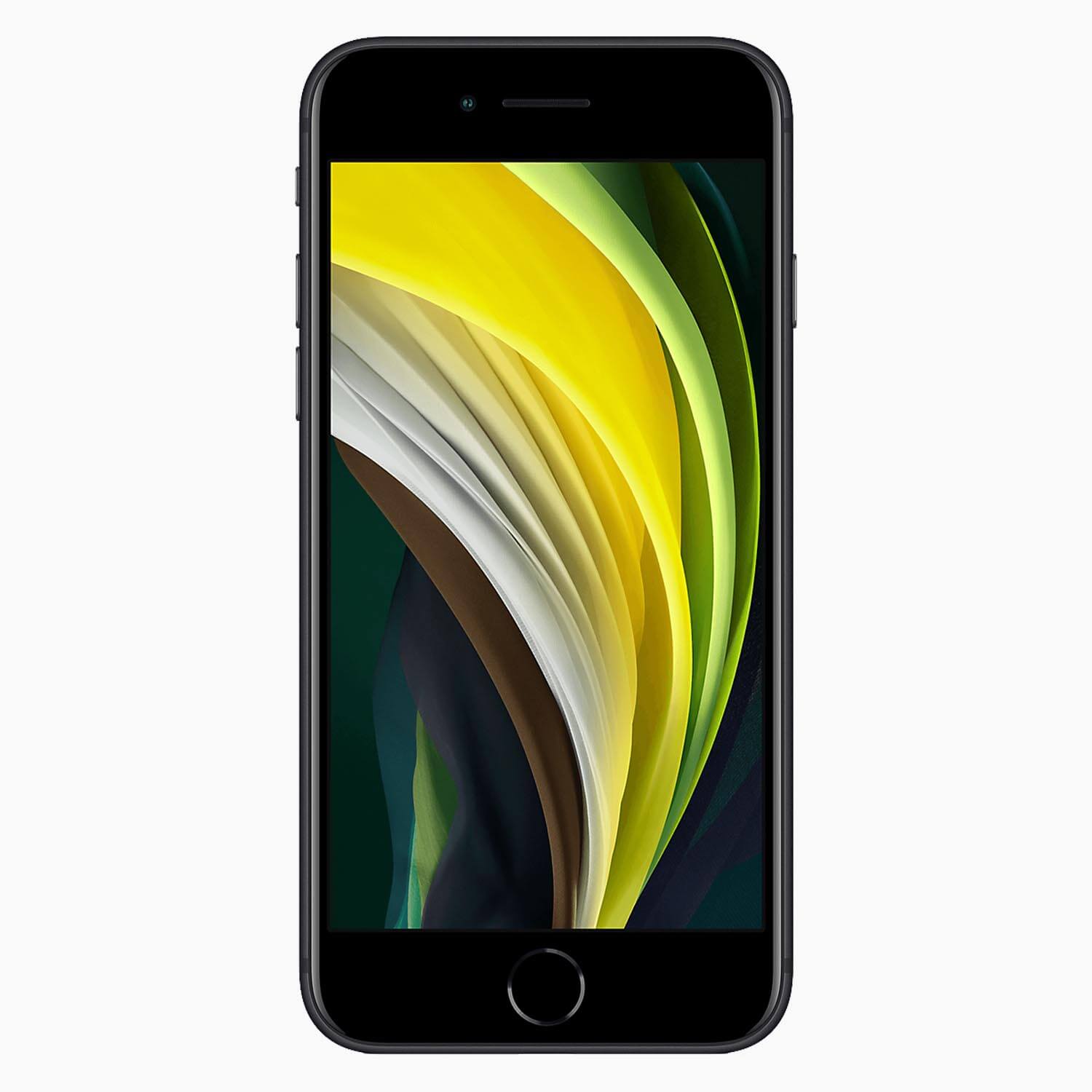 iPhone SE 2020 ricondizionato 128 GB nero - vista frontale