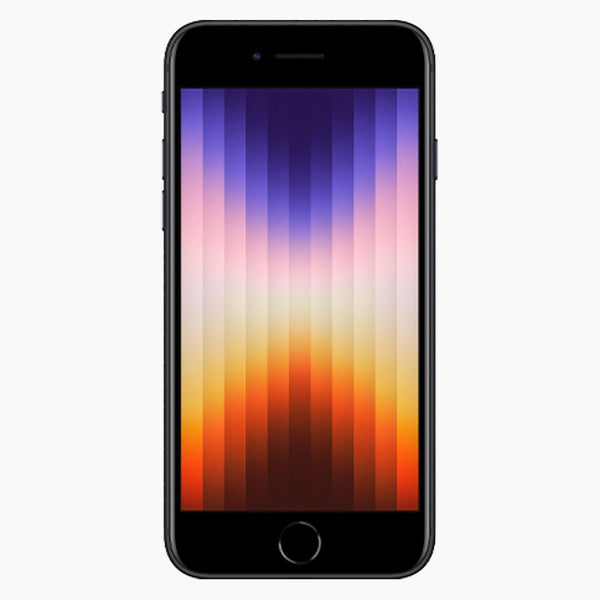 iPhone SE 2022 ricondizionato 128 GB nero - parte anteriore