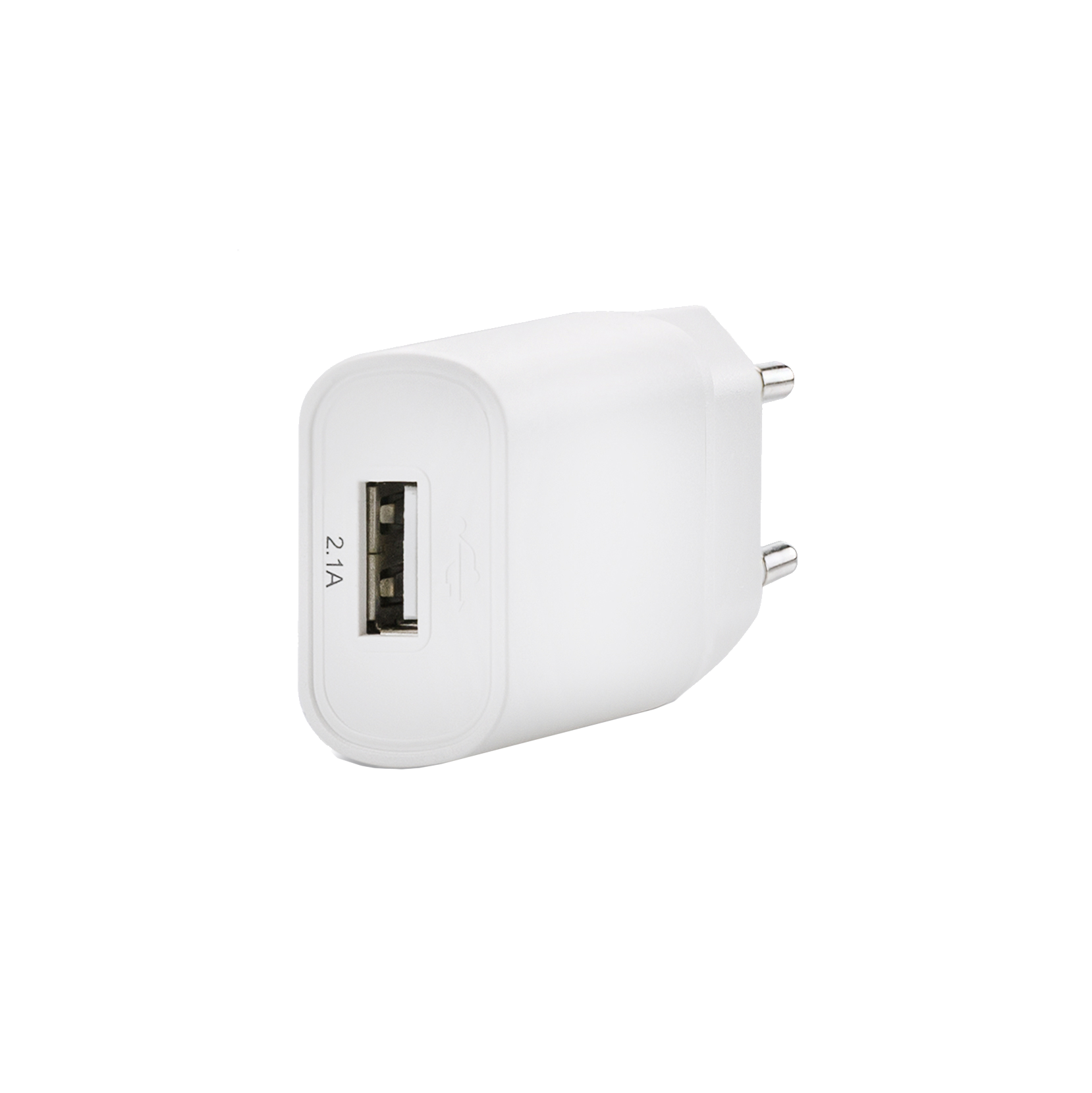 Xccess caricabatterie singola USB 2.1A ricondizionato - Bianco
