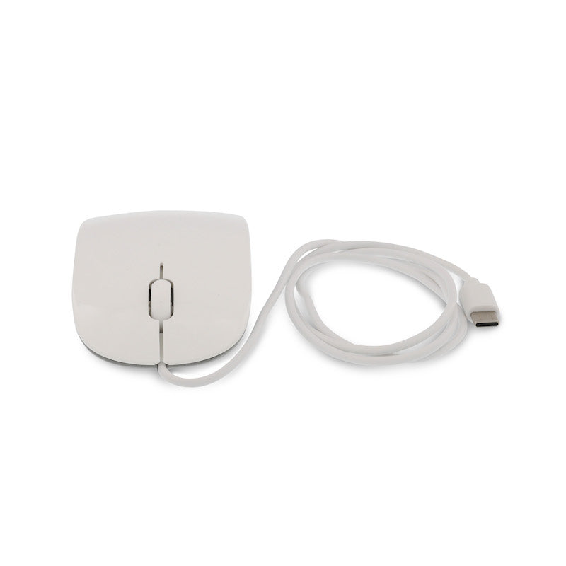 LMP Easy Mouse con cavo elegante 2in1 USB-C & USB-A ricondizionato - Bianco