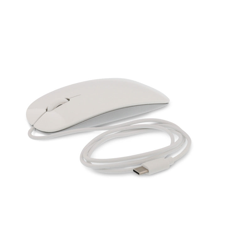 LMP Easy Mouse con cavo elegante 2in1 USB-C & USB-A ricondizionato - Bianco
